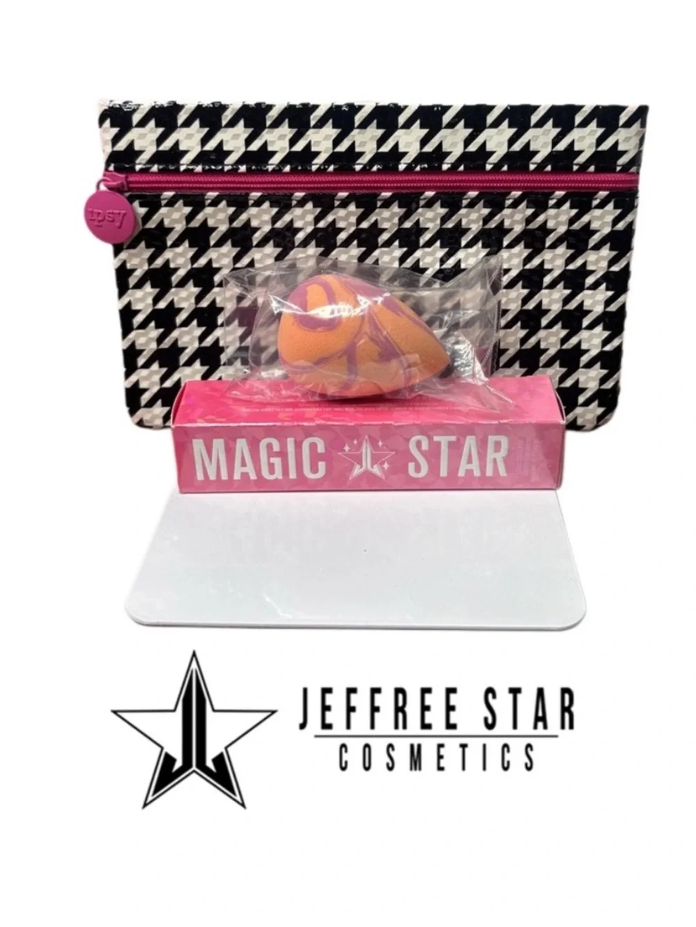 Jeffree Star Magic Star Concealer C19.5 + IPSY Bag & Beauty Sponge Bundle